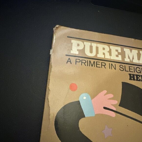 Pure Magic Book By Henry Gross Vintage 1978 First Edition Paperback TORN COVER - Picture 2 of 13